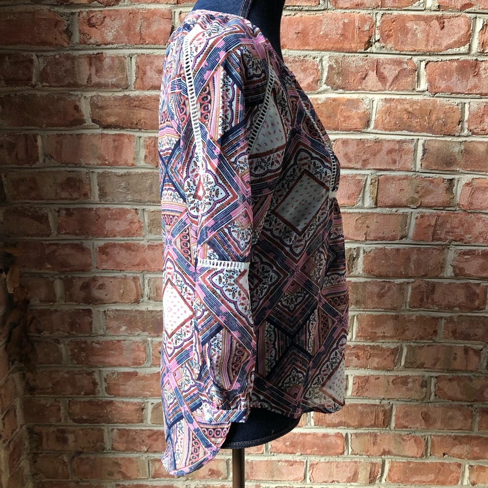 Love. Fire Boho style top with open back Small - Picture 3 of 7